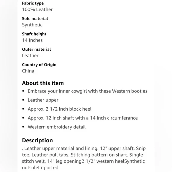 NIB JEFFREY CAMPBELL COWBOY BOOTS💕 - Picture 5 of 5